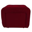 Puff 2 em 1 brenda suede marsala - D'CLASSE DECOR