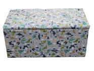 Puff Bau Organizador E Decorativo 58x36x43 Ideal para Guardar Brinquedos de Crianças