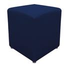 Puff Decorativo Dado Suede Azul Marinho - KDAcanto Móveis