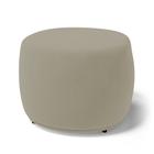 Puff Decorativo Living Aisha Orgânico Suede Bege - Desk Design