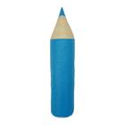 Puff Infantil Lápis em material sintético Azul Turquesa