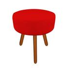 Puff laura sued vermelho - D'CLASSE DECOR