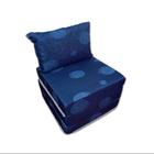 Puff Multiuso 3 Em 1 Colchão Solteiro + Travesseiro Solteiro Luck - Luckspuma