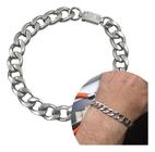 Pulseira Bracelete Aço Inox Prata 17 A 21cm Vários Modelos