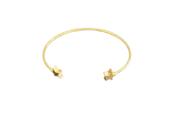 Pulseira Bracelete Estrela Ajustável Folheado a Ouro 18k