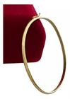 Pulseira Bracelete Oval - Fio Redondo 3mm - Ouro 18k/750