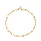 Pulseira Cadeado Banhada A Ouro 18K