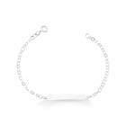 Pulseira Chapa Lisa Prata 925