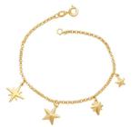 Pulseira Com 4 Estrelas Diversas