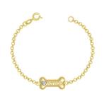 pulseira com osso 18mm my dog com rdio