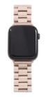 Pulseira Compatível Apple Watch 44mm Tri Elos Dourado Retrô