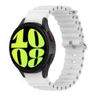 Pulseira Confortável Ondulada Silicone Para Watch6 44Mm