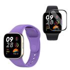 Pulseira Correa De Silicone + película Para Redmi Watch 3