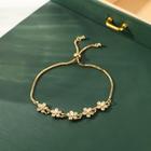 Pulseira De Luxo Feminina Com Pingente De Borboleta De Cristal Zircônia Brilhante E Bracelete De