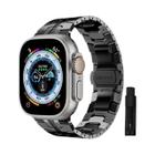 Pulseira de Metal Luxo para Apple Watch 49mm/45mm/44mm/42mm - Cor Titânio