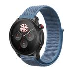 Pulseira de Nylon compatível com GTR4 GTR 4 A2166 / GTR3 / GTR2 / Stratos 2 3 - Azul