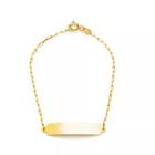 Pulseira de ouro 18k cartier chapinha Infantil