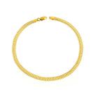 Pulseira de Ouro 18K Lacraia 19cm 5,70mm a 8,00mm Fina