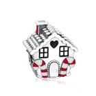 Pulseira de prata 925 com contas Gingerbread House Charm Beads para W