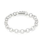 Pulseira de prata 925 feminina rommanel elo português 19 cm 850042