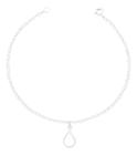 Pulseira De Prata 925 Legítima Gota Geometrico