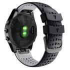 Pulseira de relógio Abanen para Garmin Fenix 5X/Fenix 6X 26mm preto-cinza