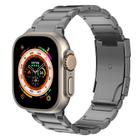 Pulseira de relógio MoKo Titanium compatível com Apple Watch 44 mm cinza