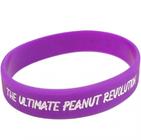 Pulseira de Silicone Dr Peanut - Cor: Roxa