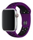 Pulseira de silicone esportiva para Watch 38/40mm - Purple black / Jetech