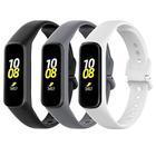 Pulseira de silicone macio para Samsung Galaxy Fit2 SM-R220, disponível em pacotes de 3/6/8