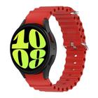 Pulseira De Silicone Ondulada Macia Para Watch6 44Mm