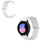 Pulseira de silicone ondulada para galaxy watch 5 40mm R900