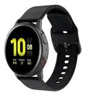 Pulseira de Silicone Para Galaxy Watch Active 2 e Active r500 - Preto