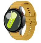 Pulseira De Silicone Para Samsung Galaxy Watch 7 - Amarela