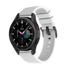 Pulseira de Silicone Para Smartwatch Galaxy Watch 4/ Galaxy Watch4 Classic - Branco