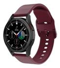 Pulseira de Silicone Para Smartwatch Galaxy Watch 4/ Galaxy Watch4 Classic - Vinho