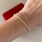 Pulseira Elo Baiano 2mm - 20cm - Ouro 18k - Gardenia Joias