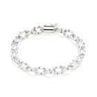 Pulseira elo oval torcido de prata 925 850043 Rommanel