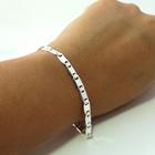 Pulseira Elo Piastrine Prata Legítima 925