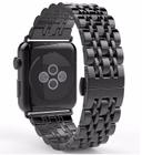 Pulseira Em Aço Inox para Apple Watch 42mm - Preto com Preto - Jetech