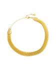 Pulseira esteira banhado a ouro 18k