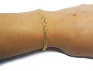 Pulseira Feminina Lacraia Em Ouro 18k