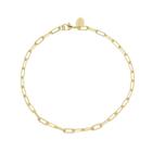 Pulseira Fio Longo Banhada A Ouro 18K