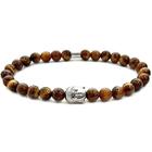 Pulseira Gafeno Buda Masculina Olho De Tigre