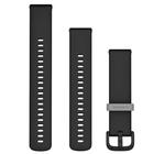 Pulseira Garmin Quick Release 20mm Preto FR55/165/245/Venu/Vivoactive 5