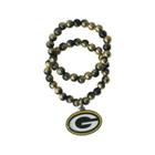 Pulseira Green Bay Packers Nfl Dupla Com Pingente Metálico