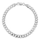 Pulseira Grumet 4mm Masculina Italiana De Prata Maciça 925 Italiana Escamada Escama De Peixe Groumet 21cm Maciça