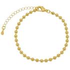 Pulseira Infantil Bolinhas Banhado a Ouro 18k