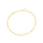 Pulseira Infantil em Ouro 18K Elos 3x1 - AU11744