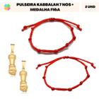 Pulseira Kabbalah 7 Nós + Figa (2 Und)